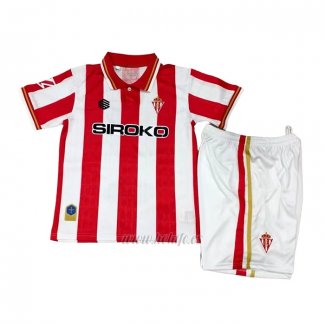 Camiseta Sporting de Gijon Primera Nino 2026-2027
