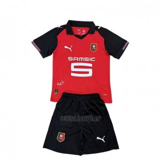 Camiseta Stade Rennais Primera Nino 2025-2026
