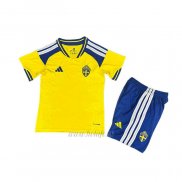 Camiseta Suecia Primera Nino 2026