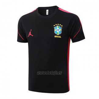 Camiseta de Entrenamiento Brasil 2026-2027 Negro - Pantalon Corto
