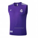 Camiseta de Entrenamiento Real Madrid Sin Mangas 2025-2026 Purpura