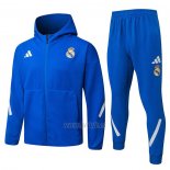 Chandal con Capucha del Real Madrid 2025-2026 Azul