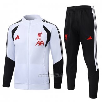 Chandal de Chaqueta del Liverpool Nino 2026-2027 Blanco