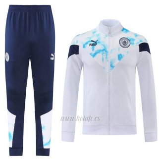 Chandal de Chaqueta del Manchester City 2022-2023 Blanco