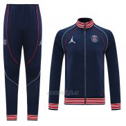 Chandal de Chaqueta del Paris Saint-Germain 2021 Azul