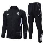 Chandal de Rompevientos del Real Madrid 2025-2026 Negro
