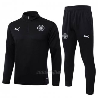 Chandal de Sudadera del Manchester City 2025-2026 Negro