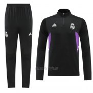 Chandal de Sudadera del Real Madrid Nino 2022-2023 Negro