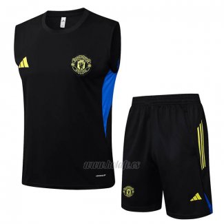 Chandal del Manchester United Sin Mangas 2025-2026 Negro