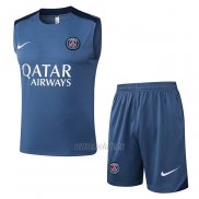 Chandal del Paris Saint-Germain Sin Mangas 2025-2026 Gris