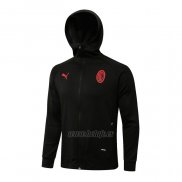 Chaqueta con Capucha del AC Milan 2021-2022 Negro