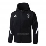 Chaqueta con Capucha del Juventus 2025-2026 Negro