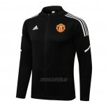 Chaqueta del Manchester United 2021-2022 Negro y Blanco