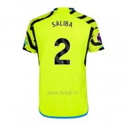 Camiseta Arsenal Jugador Saliba Segunda 2023-2024