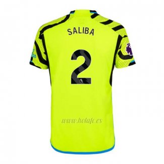 Camiseta Arsenal Jugador Saliba Segunda 2023-2024