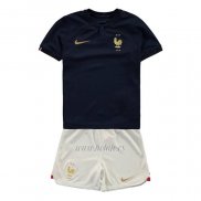 Camiseta Francia Primera Nino 2022