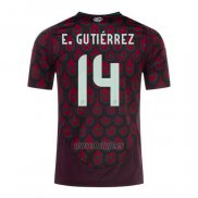 Camiseta Mexico Jugador E.Gutierrez Primera 2024