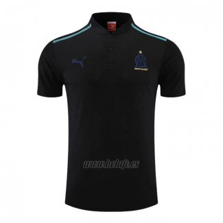 Camiseta Polo del Olympique Marsella 2022-2023 Negro