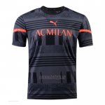Camiseta Pre Partido del AC Milan 2022 Negro