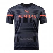 Camiseta Pre Partido del AC Milan 2022 Negro