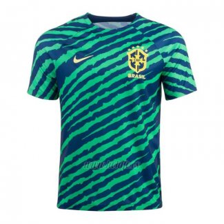 Camiseta Pre Partido del Brasil 2022 Verde