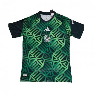 Camiseta Pre Partido del Mexico 2026 Verde Negro