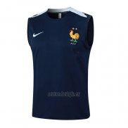Camiseta de Entrenamiento Francia Sin Mangas 2024-2025 Azul