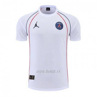 Camiseta de Entrenamiento Paris Saint-Germain Jordan 2022-2023 Blanco