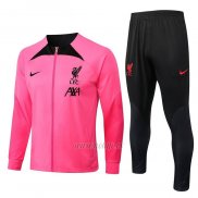 Chandal de Chaqueta del Liverpool Nino 2022-2023 Rosa