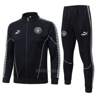 Chandal de Chaqueta del Manchester City Nino 2025-2026 Negro