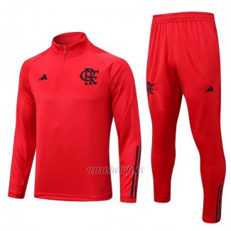 Chandal de Sudadera del Flamengo 2023-2024 Rojo