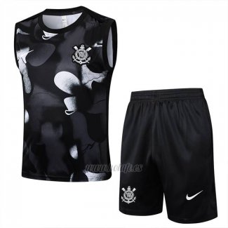 Chandal del Corinthians Sin Mangas 2025-2026 Negro