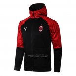 Chaqueta con Capucha del AC Milan 2021 Negro