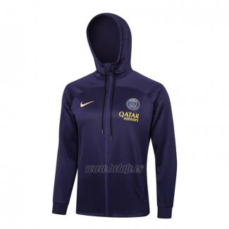 Chaqueta con Capucha del Paris Saint-Germain 2023-2024 Purpura