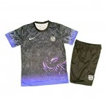 Camiseta Barcelona Special Nino 2025-2026 Negro Purpura