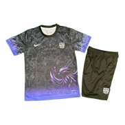 Camiseta Barcelona Special Nino 2025-2026 Negro Purpura