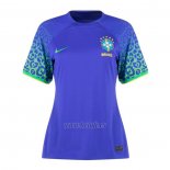 Camiseta Brasil Segunda Mujer 2022