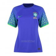 Camiseta Brasil Segunda Mujer 2022