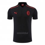 Camiseta Polo del AC Milan 2022-2023 Negro