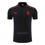 Camiseta Polo del AC Milan 2022-2023 Negro