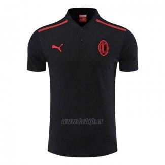 Camiseta Polo del AC Milan 2022-2023 Negro