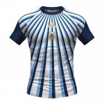 Camiseta Pre Partido del Argentina 2026 Blanco Azul