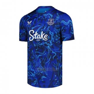 Camiseta Pre Partido del Everton 2025-2026 Azul