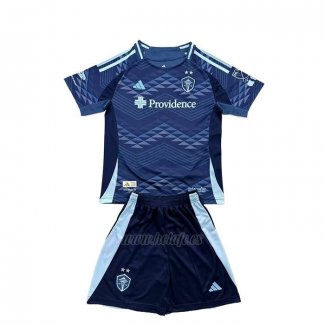 Camiseta Seattle Sounders Segunda Nino 2025