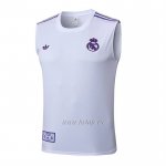 Camiseta de Entrenamiento Real Madrid Sin Mangas 2025-2026 Blanco Purpura