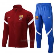 Chandal de Chaqueta del Barcelona 2021-2022 Rojo