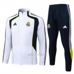Chandal de Chaqueta del Real Madrid 2025-2026 Blanco Negro
