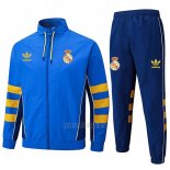 Chandal de Rompevientos del Real Madrid 2025-2026 Azul