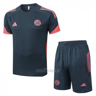 Chandal del Bayern Munich Manga Corta 2025-2026 Gris Oscuro - Pantalon Corto