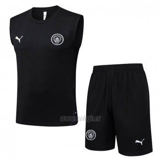 Chandal del Manchester City Sin Mangas 2025-2026 Negro